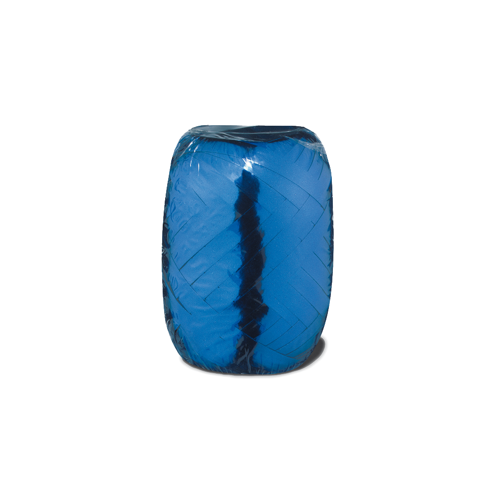 Metallic Blue Ribbon 20m x 5mm metallic blue decorative ribbon roll for gifts, balloons and party decor