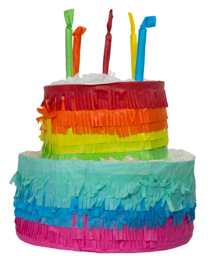 Cake Rainbow Birthday Pinata