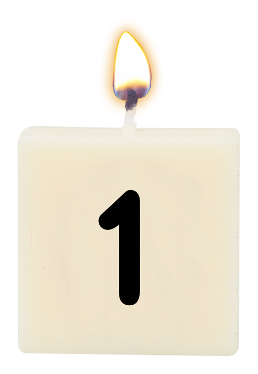 Letter candle - 1