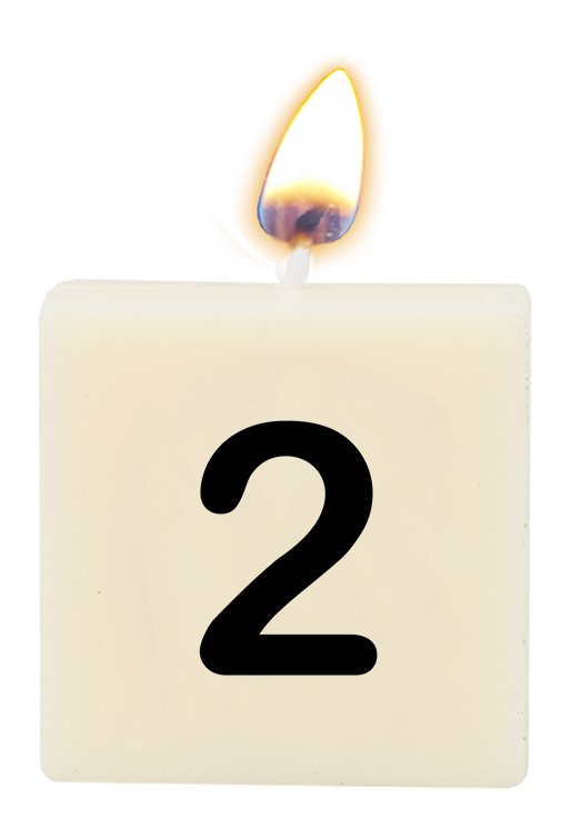 Letter candle - 2