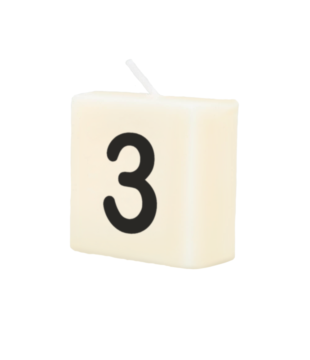 Letter candle - 3