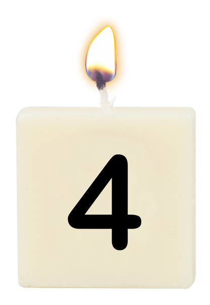 Letter candle - 4