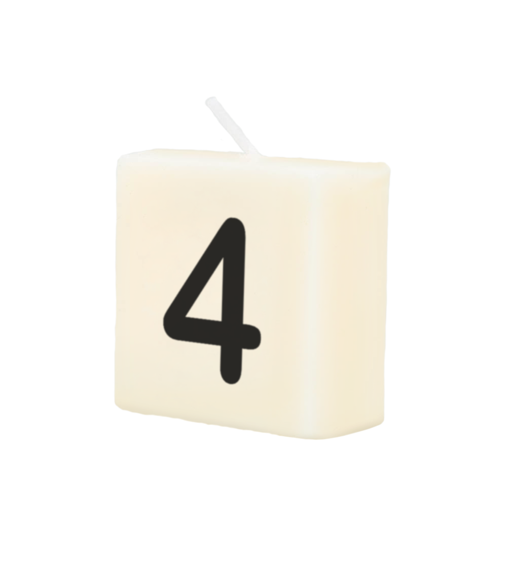 Letter candle - 4