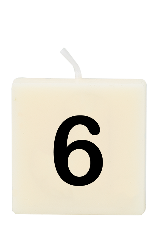 Letter candle - 6