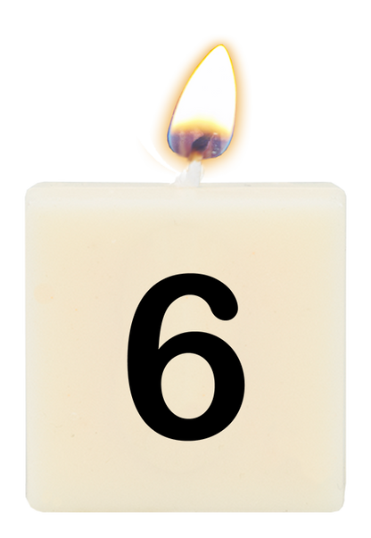 Letter candle - 6
