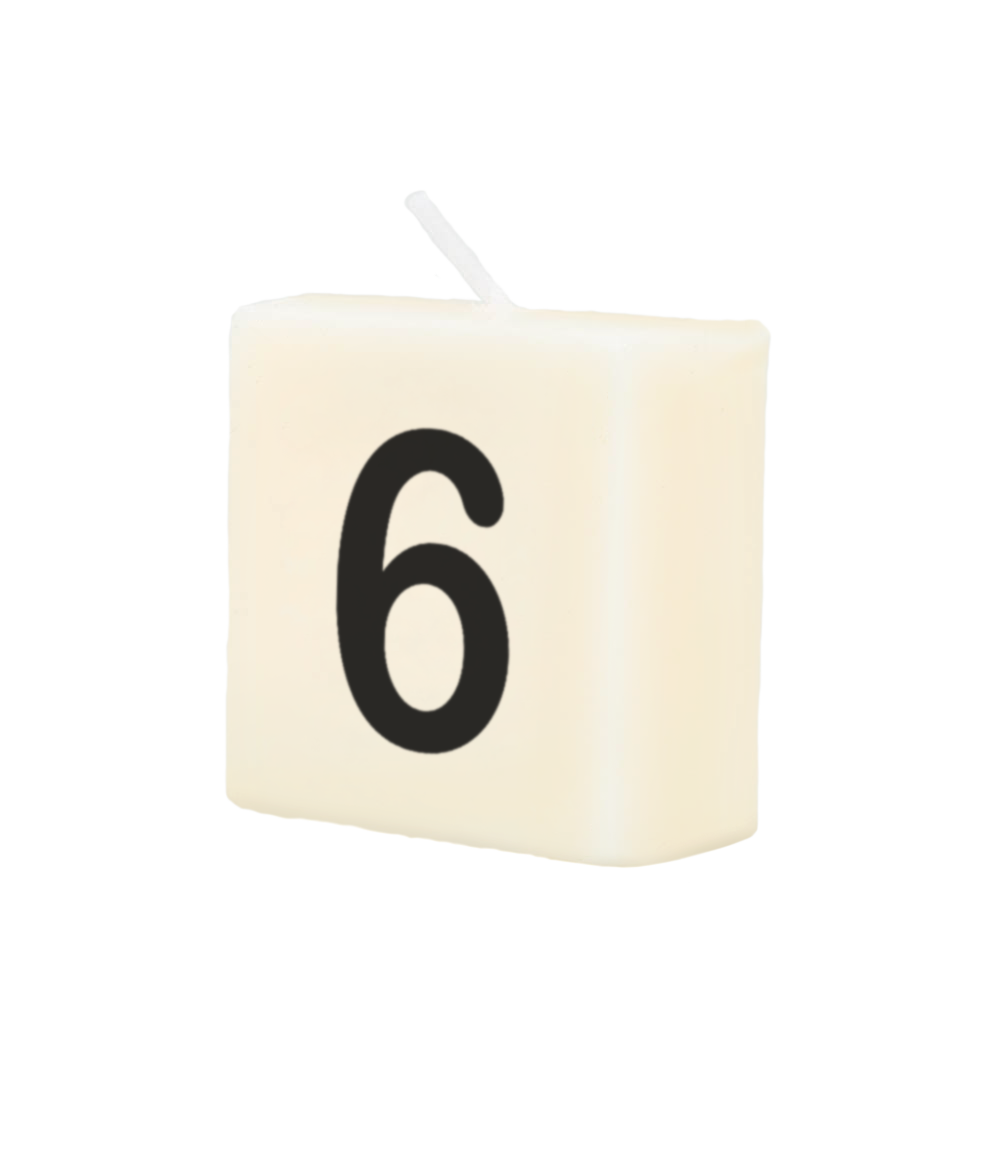 Letter candle - 6