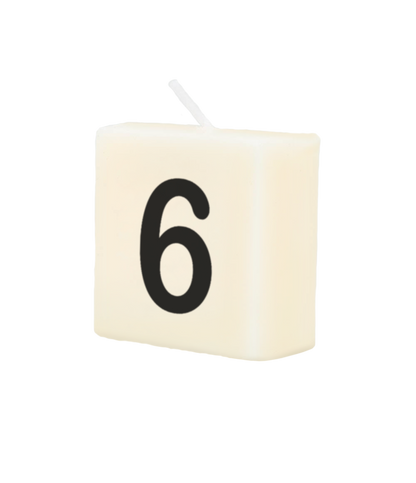 Letter candle - 6