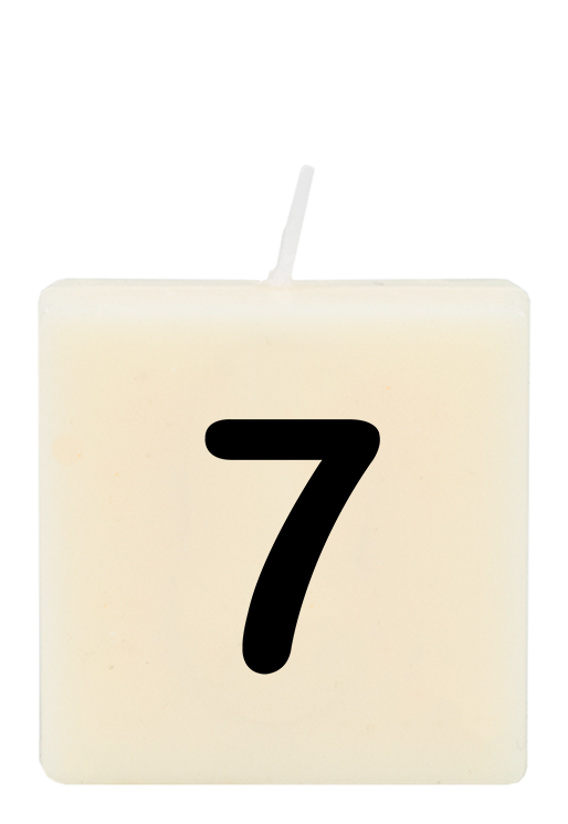 Letter candle - 7