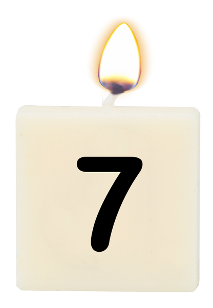 Letter candle - 7