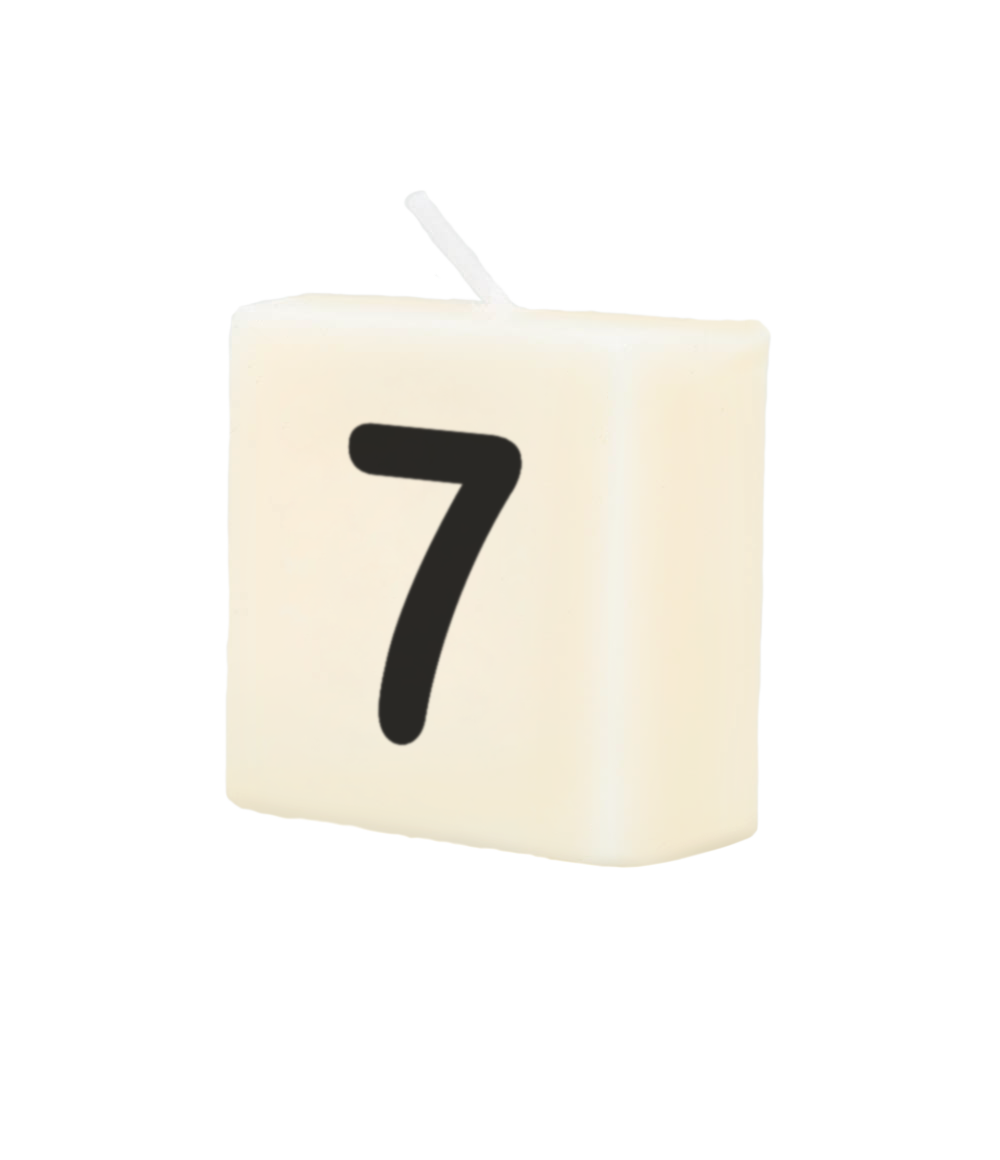 Letter candle - 7
