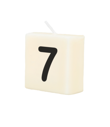 Letter candle - 7