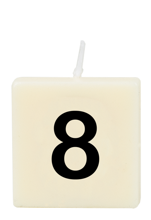 Letter candle - 8