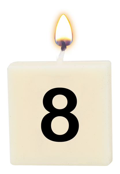 Letter candle - 8