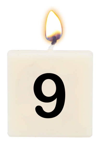 Letter candle - 9