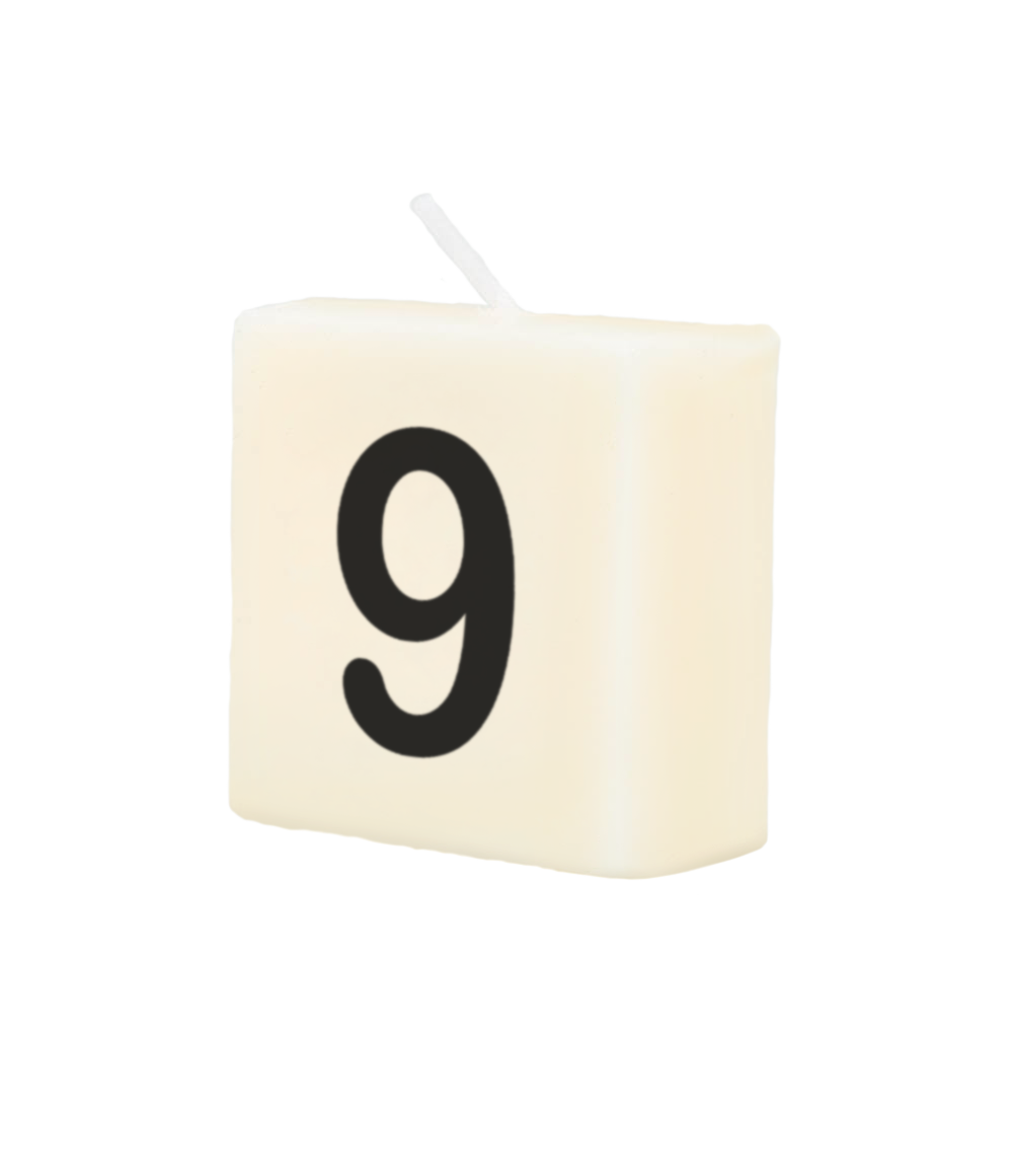 Letter candle - 9