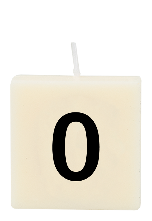 Letter candle - 0