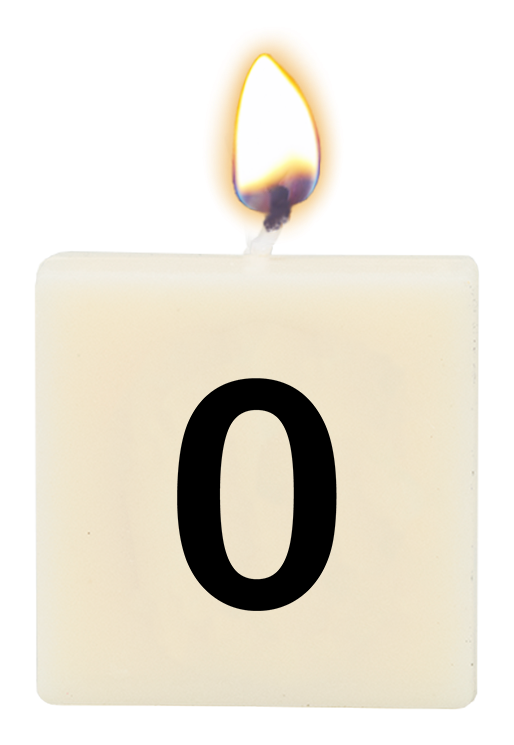 Letter candle - 0