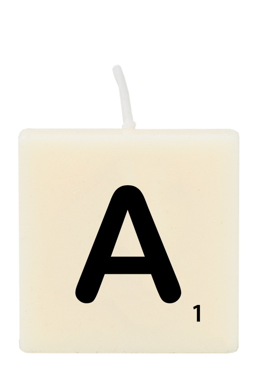 Letter candle - A