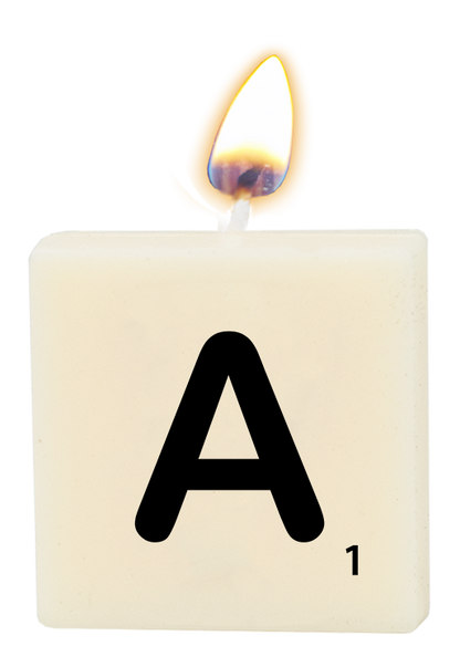 Letter candle - A