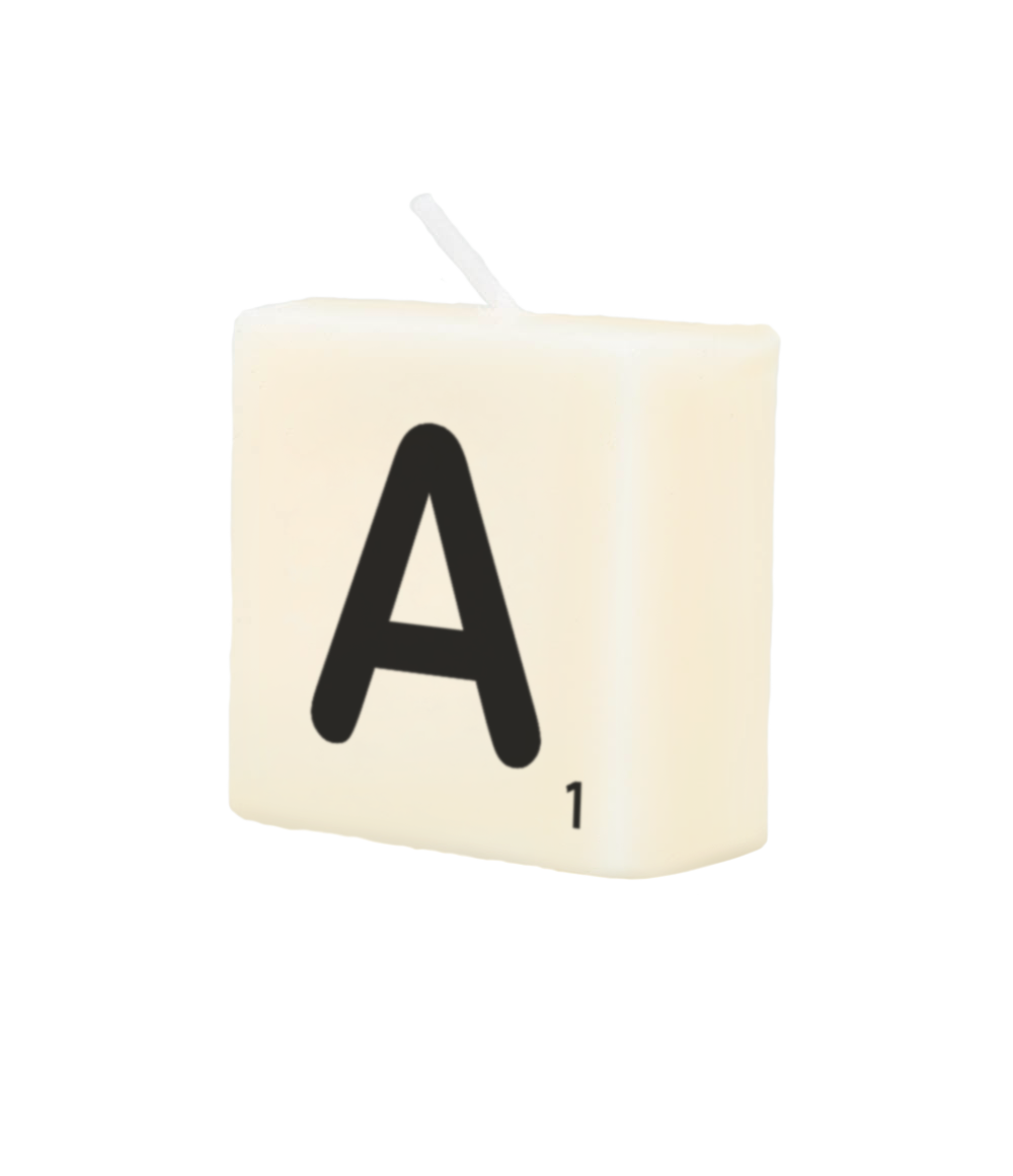 Letter candle - A