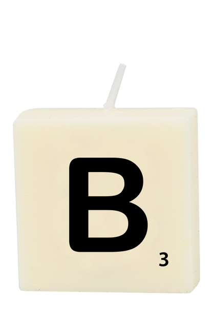 Letter candle - B