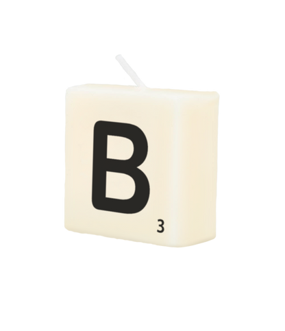 Letter candle - B