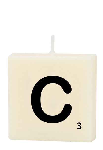Letter candle - C