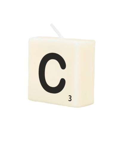 Letter candle - C