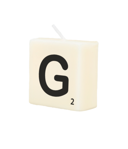 Letter candle - G