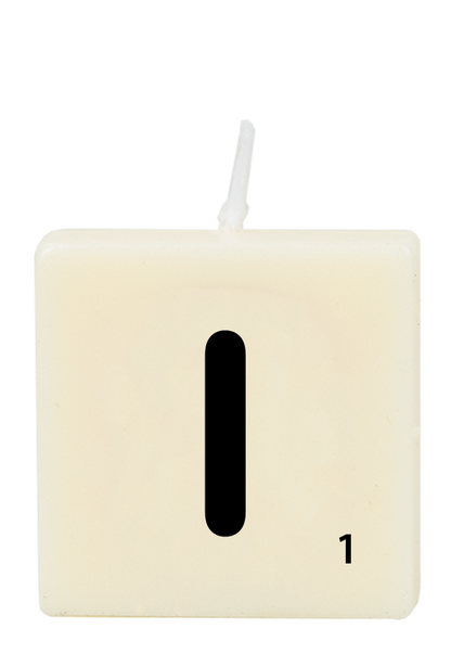 Letter candle - I