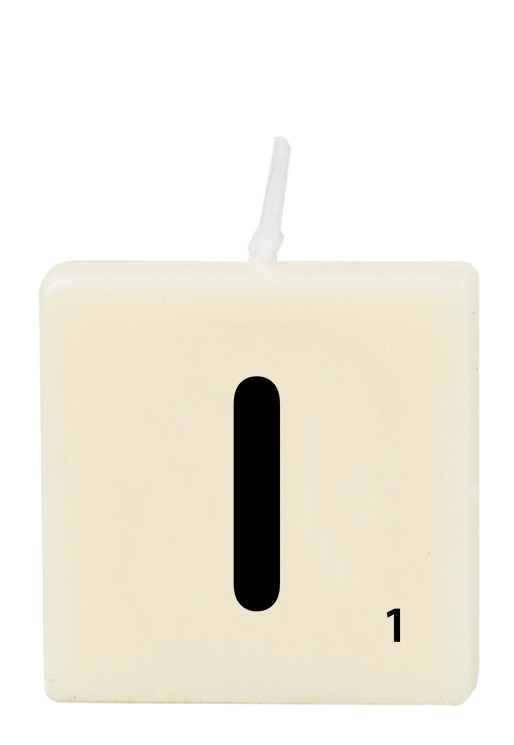 Letter candle - I
