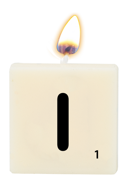 Letter candle - I