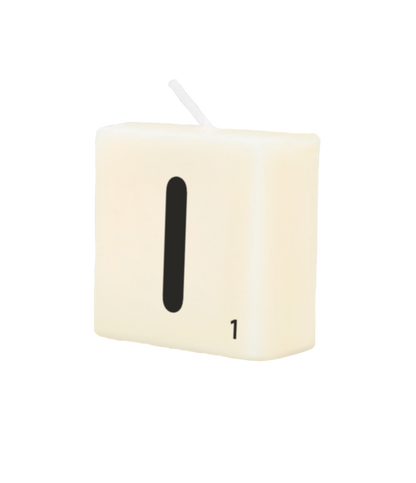Letter candle - I