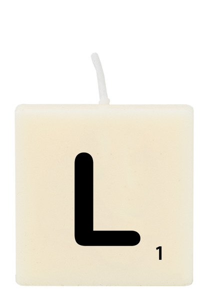 Letter candle - L