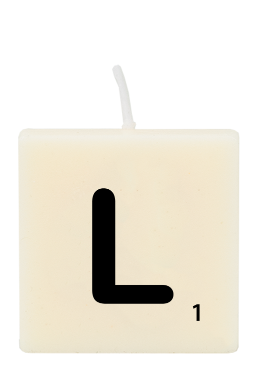 Letter candle - L