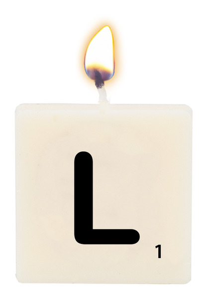 Letter candle - L