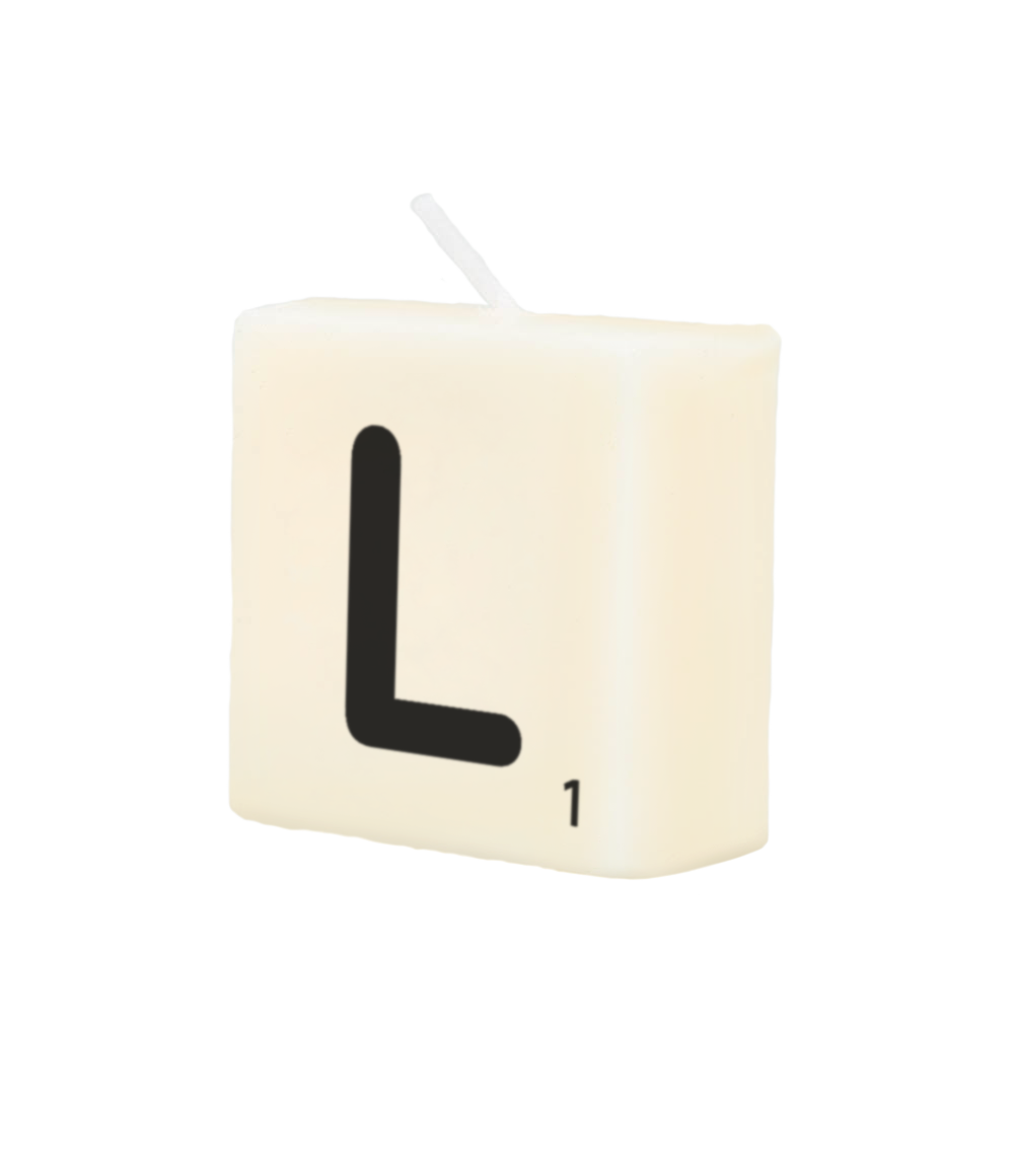 Letter candle - L