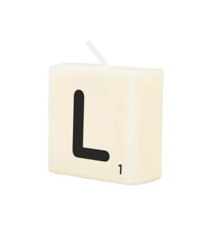 Letter candle - L