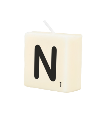 Letter candle - N