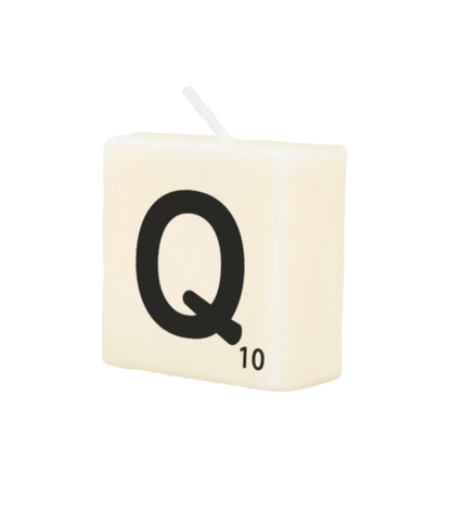 Letter candle - Q