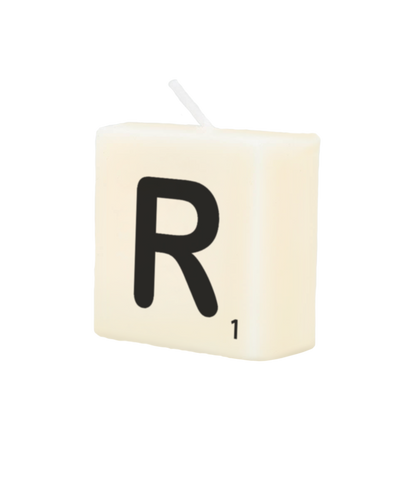 Letter candle - R