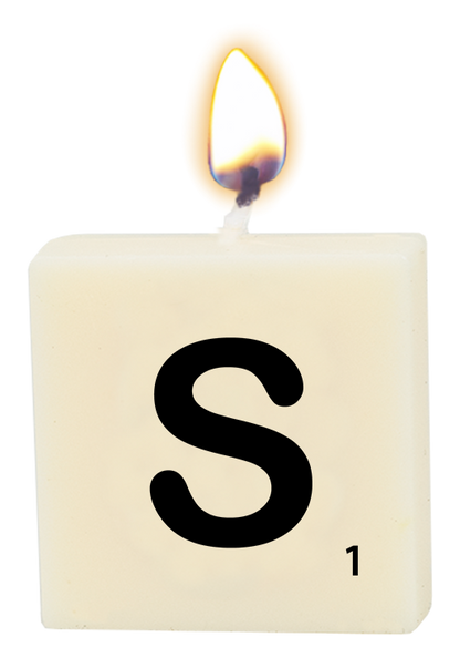 Letter candle - S