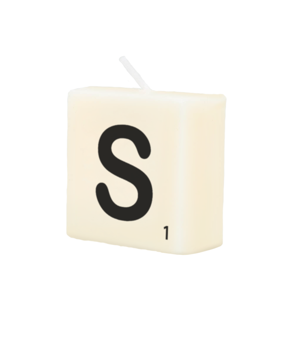 Letter candle - S