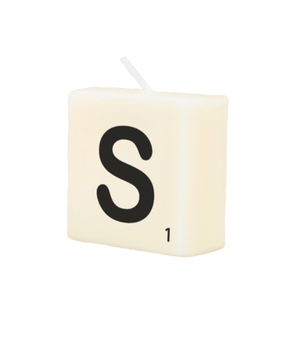 Letter candle - S