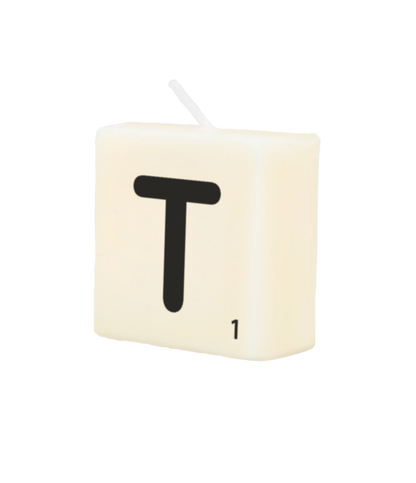 Letter candle - T
