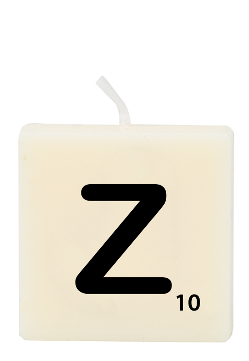 Letter candle - Z