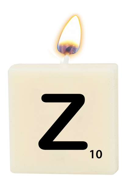 Letter candle - Z