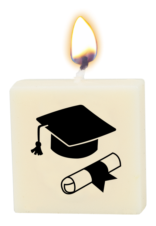 Letter candle - Graduated
