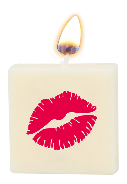 Letter candle - Kiss