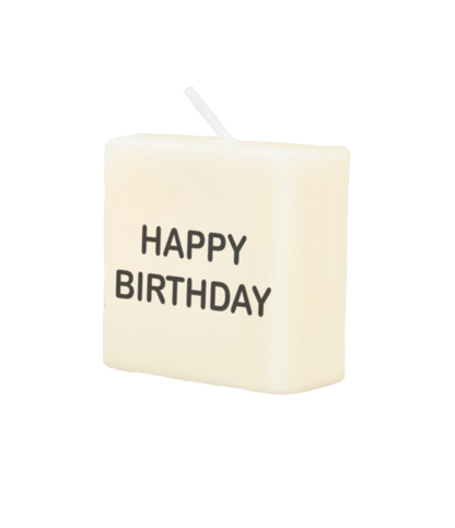Letter candle - Happy birthday